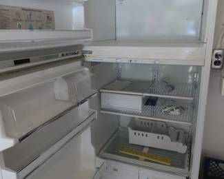 Garage fridge/freezer.
