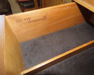 Two piece Thomasville china hutch.