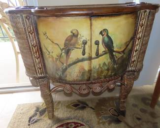 Decorative entry cabinet.