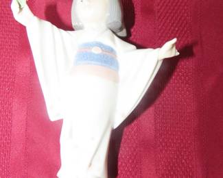 Lladro Asian girl.