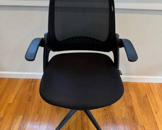 21 HBADAMeshOfficeChairAdjustableArmrestsSwivelBase