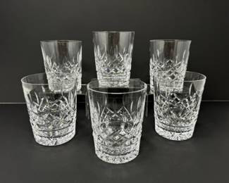 5 Setof6WaterfordCrystalLismoreDoubleOldFashionedGlasses