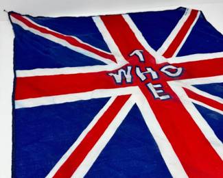104 VintageBandanaStyleFlagFromTheWhos1982AmericanTour
