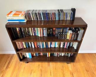 75 MixedLotBooksCookbooksMusicCDsGamesfromLot74Bookshelf