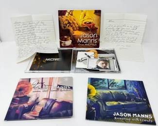 97 JasonMannsSignedCDCoversHandwrittenLetters
