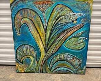 125 DavidMampel2019AbstractPaintingAscensionSigned