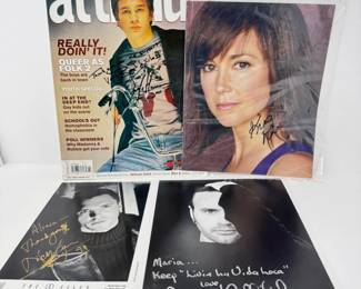 96 SignedPhotosMagazineCharlieHunnamKimRhodesDesmondChild