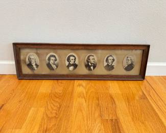 73 FramedComposerPortraitsMozartBeethovenMendelssohnSchubert