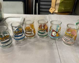 1990s Pokémon jelly jars! Super rare and an excellent condition