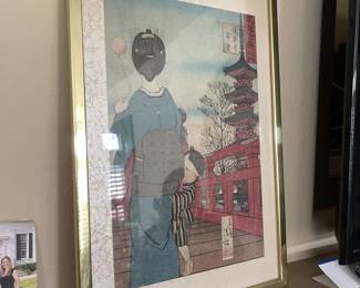 Japanese woodblock print