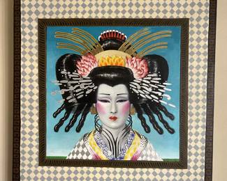 Fiorucci Style Painting by Luis Quiros