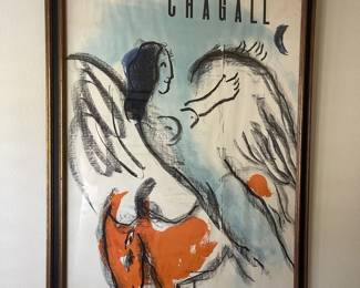 Marc Chagall Gallery Poster 27 Oktober-29 Nov Kunsthalle Bern 1956