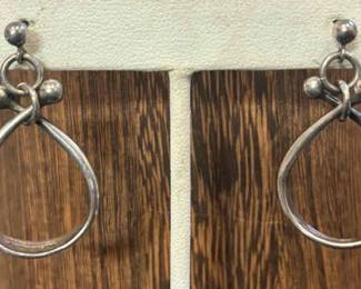 Vintage Anana Greta Eker Norway Sterling Earrings