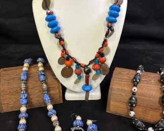 Art Glass Beaded Necklaces