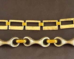 Mexico 925 Brick Link Chain Link Bracelets