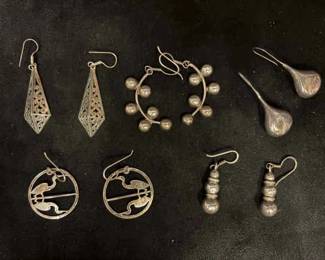 Sterling Earrings And More