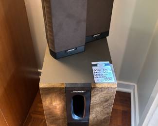 Bose 3pc Bass Box Satellite Speakers
