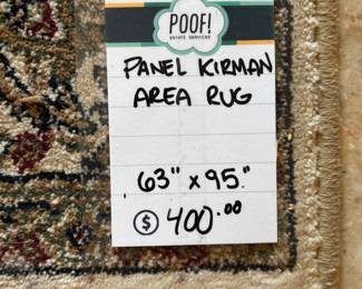 Panel Kirman Area Rug