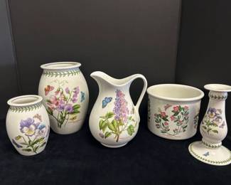 Portmeirion Botanic Garden Lilac Pitcher, Sweet Pea Vase, More