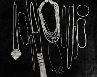 Silver Toned Costume Jewelry