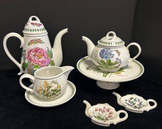 Portmeirion Botanic Garden Teapots, Cake Stand, Teabag Rests, More 