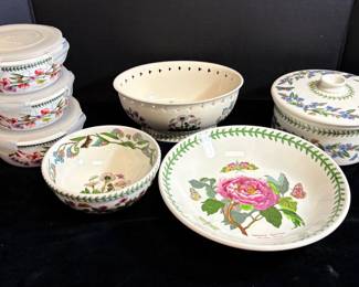 Portmeirion Botanic Garden Bread Bowl, Lidded Casserole Dish, Serving Bowls, More