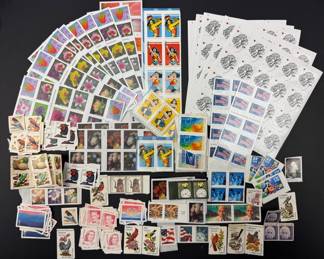 Mix Of Vintage And Newer Stamps State Birds, Flowers  More