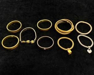 Gold And Silver Toned Bracelets
