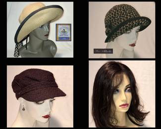 Nice Hats and Real Hair Wig; There is another Real Hair Wig Available as well 
