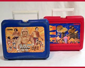 Vintage Hulk Hogan and Alf Lunch Boxes