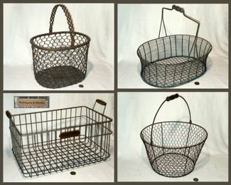 Nice Large Metal Baskets including a Wellington and Hawke 