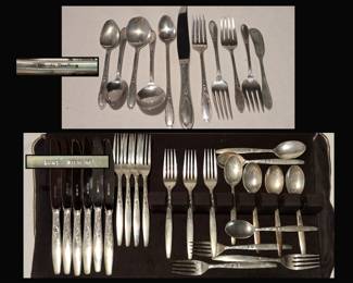 Lunt and Oneida Sterling Flatware