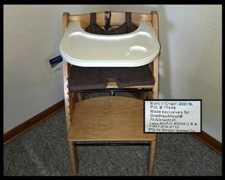 Euro Chair High Chair in Very Good Condition