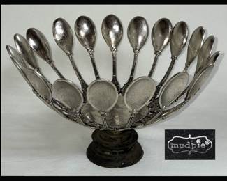 Spoon Centerpiece Bowl marked Mudpie