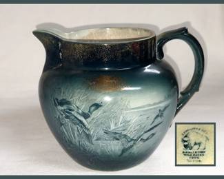 Buffalo Pottery Wild Ducks Pitcher
