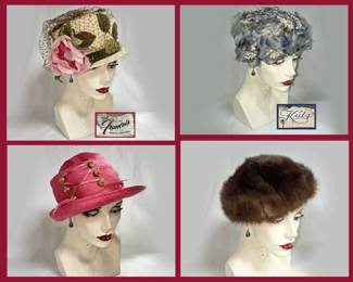 Great Selection of Vintage Hats