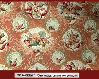 Bolt of 5th Ave Designs for Covington Seaworthy Fabric 