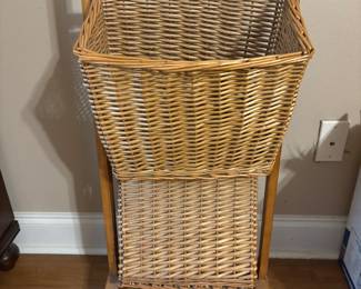 Dual front and back basket