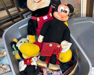 MICKEY in various sizes and years 