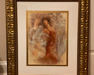 Framed Giclée print “Carnivale I” by British artist Peter Nixon. Signed and Numbered Limited Edition                               Make OFFER 