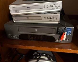 Electronics .. DVD and VHS, alarm clocks