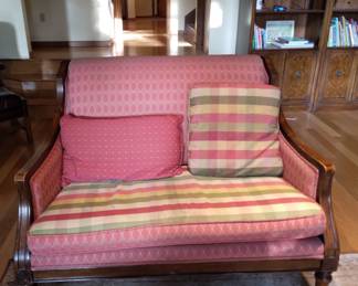 Antique settee (Loveseat) L-  44 in. x W-  33 in. x H-  38 in.