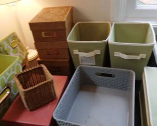 Storage bins / baskets