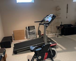 proform XP treadmill, exercise bike, range top