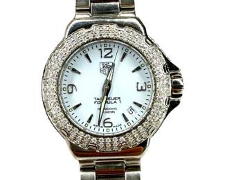 Tag Heuer WAC1215 Diamond Stainless Steel Watch