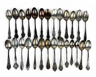 (27pc) Sterling Silver Collectible Spoons