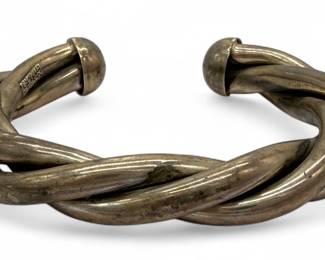 Sterling Silver Mexican Twist Cuff