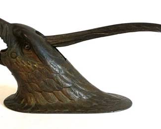 Cast iron eagle nutcracker
