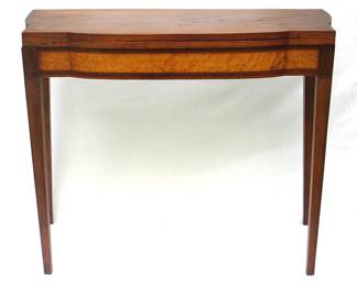 Federal inlaid games table