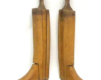 Antique maple boot lasts
